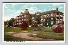 Eagles Mere PA-Pennsylvania, Crestmont Inn, Advertising Vintage c1921 Postcard picture