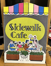 Vintage Menu Sidewalk Cafe 1950s Southdale Shopping Center 1st Indoor Mall Edina picture