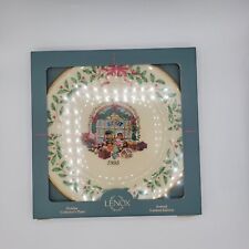 Vtg Lenox 1995 Christmas Toy Store Window Annual Holiday Collector Plate 5th LE picture