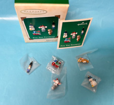 Hallmark 2002 Ornament FIVE TINY FAVORITES Set of 5 Miniatures -Toys MINT in BOX picture