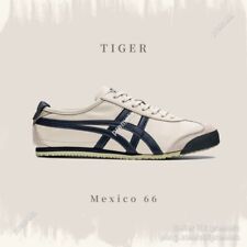 New Unisex Onitsuka Tiger MEXICO 66 Sneakers Birch Peacoat Athletic 1183C102-200 picture