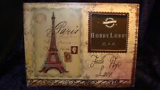 PARIS PICTURE FRAME FOR 3x3 Photo ~ FAITH ~HOPE ~ LOVE ~Frame Is 8”x6” ~ picture