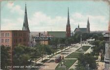 Postcard Grand Ave Park Milwaukee WI 1908 picture