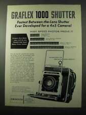 1960 Graflex Super Speed Graphic Camera Ad picture