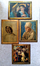 4 Christian Art Panels F.LLi. ALINARI Soc. An. I.D.E.A. Via Nazionale 6 Firenze  picture