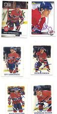 1988 OPC #4 Guy Carbonneau Montreal Canadiens Signed Autographed Sticker picture
