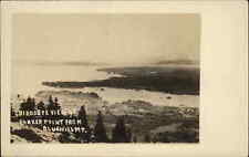 Blue Hill Maine ME Parker Point Birdseye View c1910 Real Photo Postcard picture