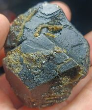 115g Rare Black Andradite Garnets Cluster Combine With Epidotes#Collection Piece picture