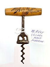 Malt Marrow McAvoy Brewing Co Chicago beer Pre Pro Corkscrew Brewery Sign Opener picture