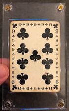 BORDER INDEX 1878 PAPER FABRIQUE SALADEE’S US PLAYING CARD OLD WEST ANTIQUE RARE picture