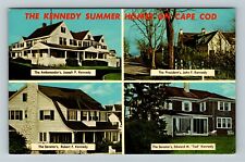 Cape Cod MA-Massachusetts, The Kennedy Summer Homes, Vintage Postcard picture