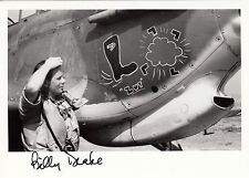RAF Battle of Britain ace DRAKE DSO DFC* signed photo 5x7 Western Desert picture