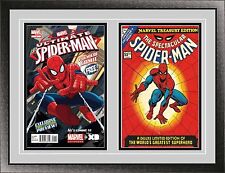 Double Comic Book Frame with our Classic Black Moulding and easy Removable Back picture