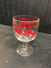 Keep On Trucking  1975 Beer  Wine  Glass  Goblet   Retro Mid Century picture