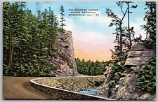 Vtg Birmingham Alabama AL Narrows Across Shade Mountain 1940s View Postcard picture
