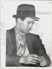 1958 Press Photo Robbery suspect Rene Martin in Montreal - afa14615 picture