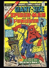 Giant-Size Spider-Man #4 VF- 7.5 3rd Punisher 1st Moses Magnum Marvel 1975 picture