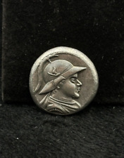 Very Rare Beautiful Ancient Bactrian Silver Plated Coin picture