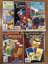 Simpsons Comics #35 36 37 38 39 Bongo 1st Print Lot Set Run 1993 1st Series NM- picture