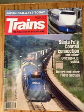 Trains Magazine May 1990 issue picture
