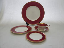 Wedgwood Ruby Swinburne, 4 place settings, 5 pieces per setting picture