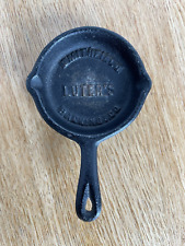 Virginia Metalcrafters Cast Iron Advertising Skillet Luter's Smithfield Packing picture