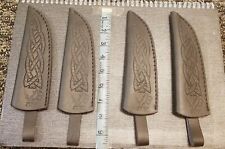 Beautiful leather sheath for straight knife for  6-10 inches knife ( Lot of 4 ) picture