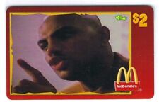 1996 Classic McDonald's $2 Phone Card -Charles Barkley (1) - 1995 TV Commercial picture