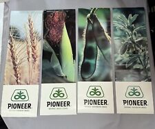Four Vintage Pioneer Dealer Seed Posters, Agriculture, Amazing Condition, picture