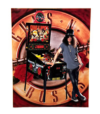 Data East Guns N Roses Pinball Flyer Original 90s Promo Game Art Slash Vintage picture