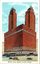 Vintage Postcard Morrison Hotel, Madison at Clark, Chicago picture