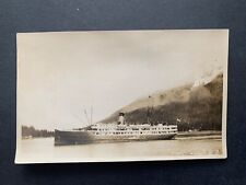 c1920s SS ADMIRAL ROGERS SHIP RPPC ALASKA PHOTO  ERROR NAME WRITTEN BACKWARDS  picture