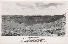 RPPC Postcard Meteor Crater Between Winslow AZ + Flagstaff  picture