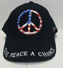Give Peace A Chance Cap USA Hat Anti War Disarmament CND Love 60s Harmony  picture