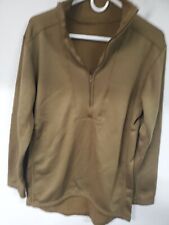 USGI PCU Level 2  Top Coyote Brown Size Small waffle Sekri Mfg Long Sleeve picture