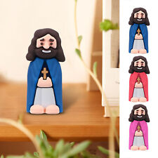 4pcs Jesus Toys Little Jesus Figurine Miniature Jesus Doll Easter Eggs Stuffer picture