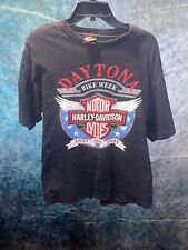 Vintage '91 Harley Davidson Bike Week Daytona Beach L Shirt 50th Anniversary picture