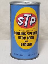 Vintage NOS 1977 STP Cooling System Stop Leak Full Unopened Metal Tin Oil Can picture