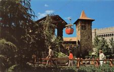1970s Disney World Skyway Over Magic Kingdom Striped Pants Florida Postcard P234 picture