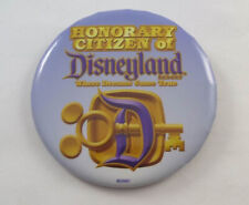 Vintage HONORARY CITIZEN of DISNEYLAND Button Pinback picture