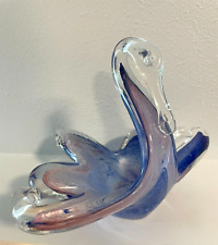 Vintage Murano Italian HandBlown Art Glass Swan Bowl/Dish picture
