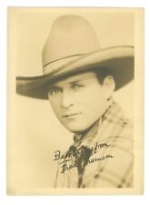 Vintage Photo FRED THOMSON 5x7 Silent Movie era star autographed in negative picture