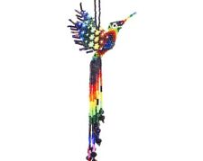 5 Hummingbird Beaded Ornamental Figurines  - FAST SHIPPING picture
