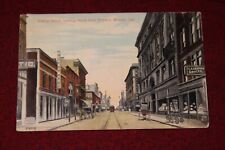 Walnut Street Looking North From Howard, Muncie Indiana Postcard picture