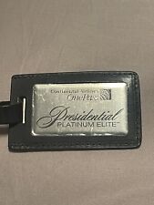 Vintage continental airlines Presidential Platinum Elite luggage tag picture