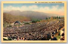 Postcard The Hollywood Bowl, Outdoor Amphitheater In The Hollywood, CA Unposted picture