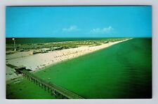 Pensacola FL-Florida, Pensacola Beach, Gulf of Mexico, Vintage Postcard picture