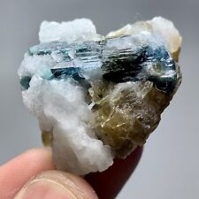 138 Carat Indicolite Colour Tourmaline Crystal With Specimen From Afghanistan picture