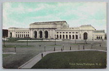 Postcard Union Station, Train Station, Washington DC, Unposted picture