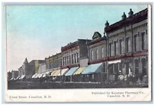 Casselton North Dakota ND Postcard Front Street Exterior Building c1910 Vintage picture